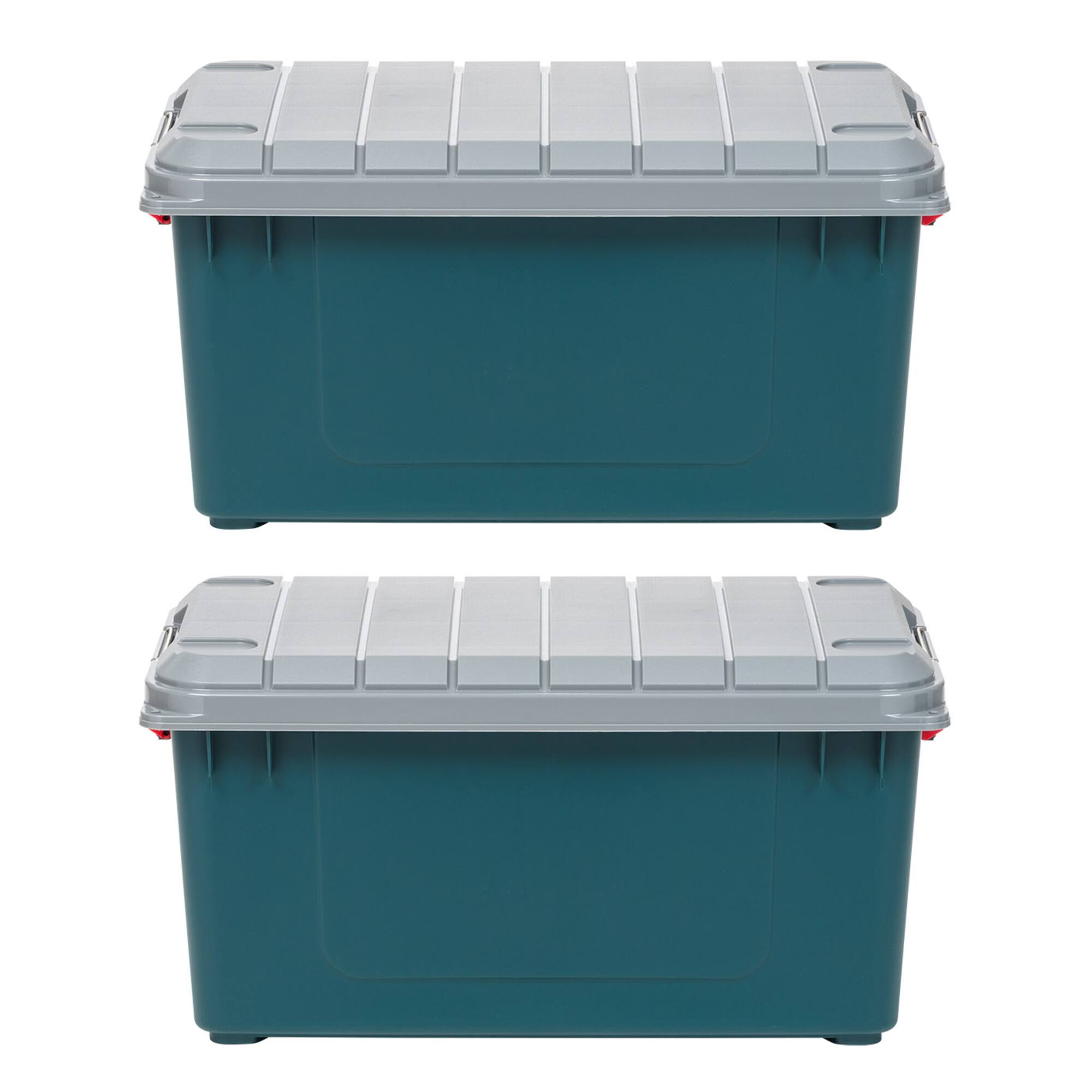 IRIS® 82qt. Green Store-It-All Utility Totes with Buckle Lids, 2ct.